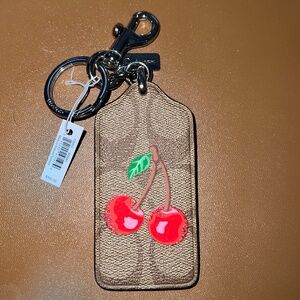 Coach Cherry Purse Charm